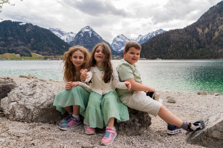 Familien Fotoshooting outdoor mythen