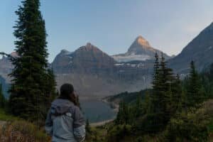 Backcountry Campground Lake Magog Mt .Assiniboine Provincial Park