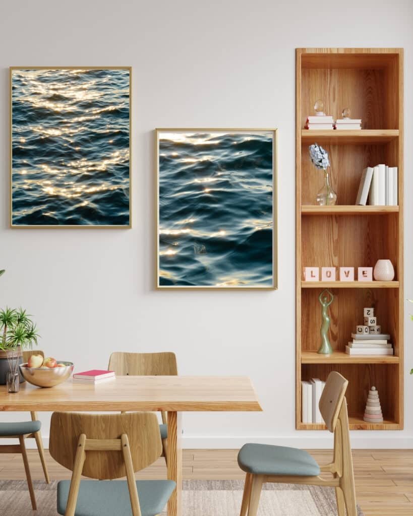 Meerblick-Fotografie Im Esszimmer – bringt Leichtigkeit und Weite in den Wohnraum