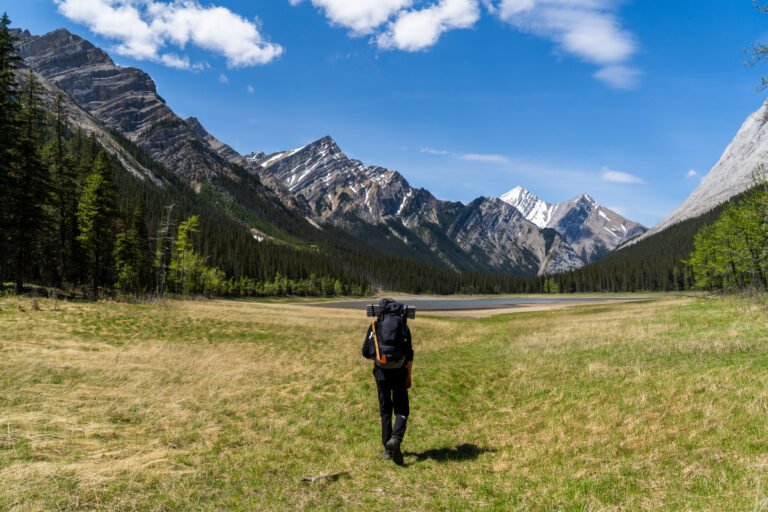Jacques Lake Campground Wanderung in Alberta