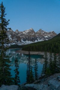 Lake Moraine Sonnenaufgang
