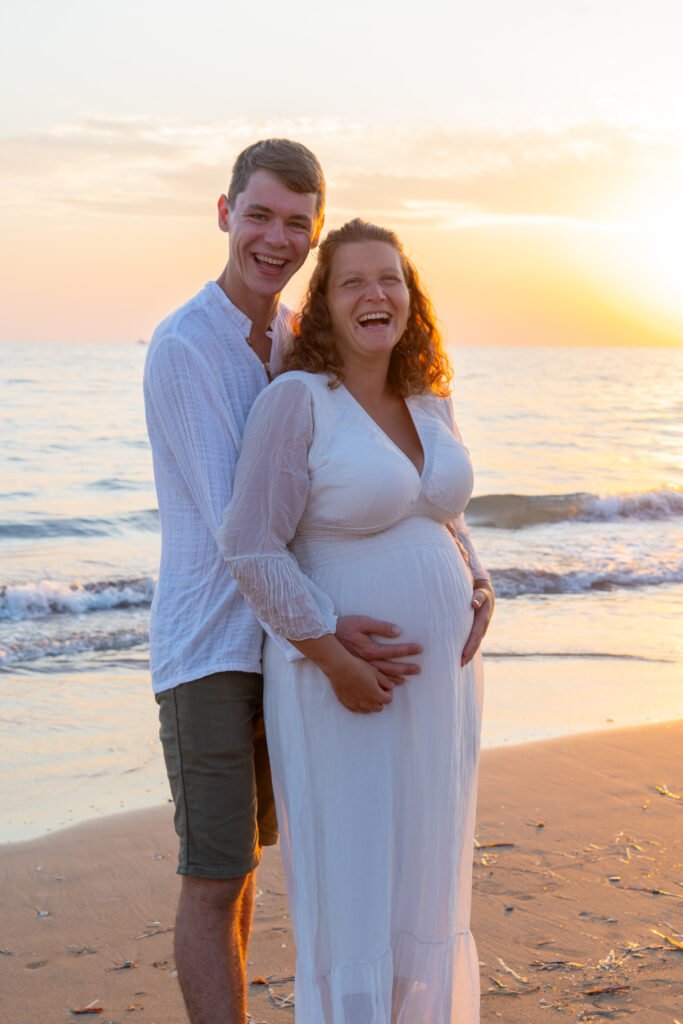 Maternity shooting mit Partner